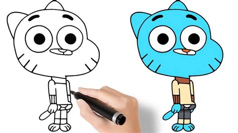 how to draw gumball characters|How To Draw Gumball From The Amazing World Of Gumball